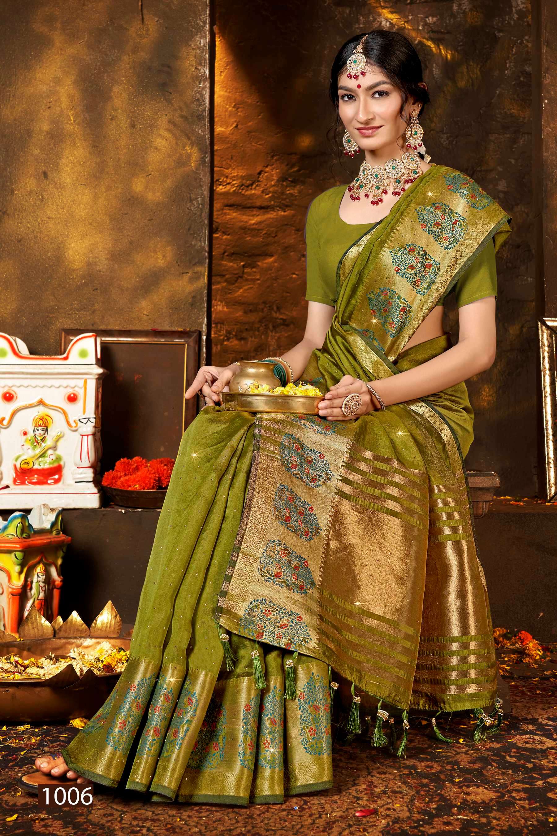 Saroj Riveera Vol - 2 Soft organza saaree Saree Wholesale catalog  