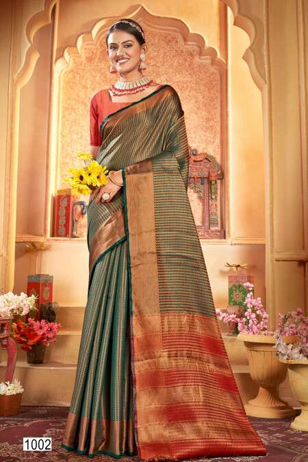 Saroj Saandhya Vol - 1 Soft silk Wholesale catalog    