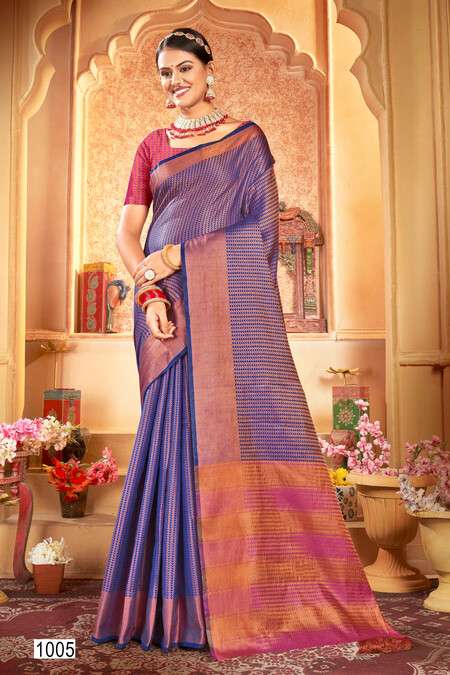 Saroj Saandhya Vol - 1 Soft silk Wholesale catalog    