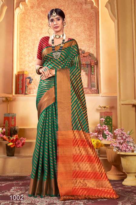 Saroj Saandhya Vol - 5 Soft silk Wholesale catalog   