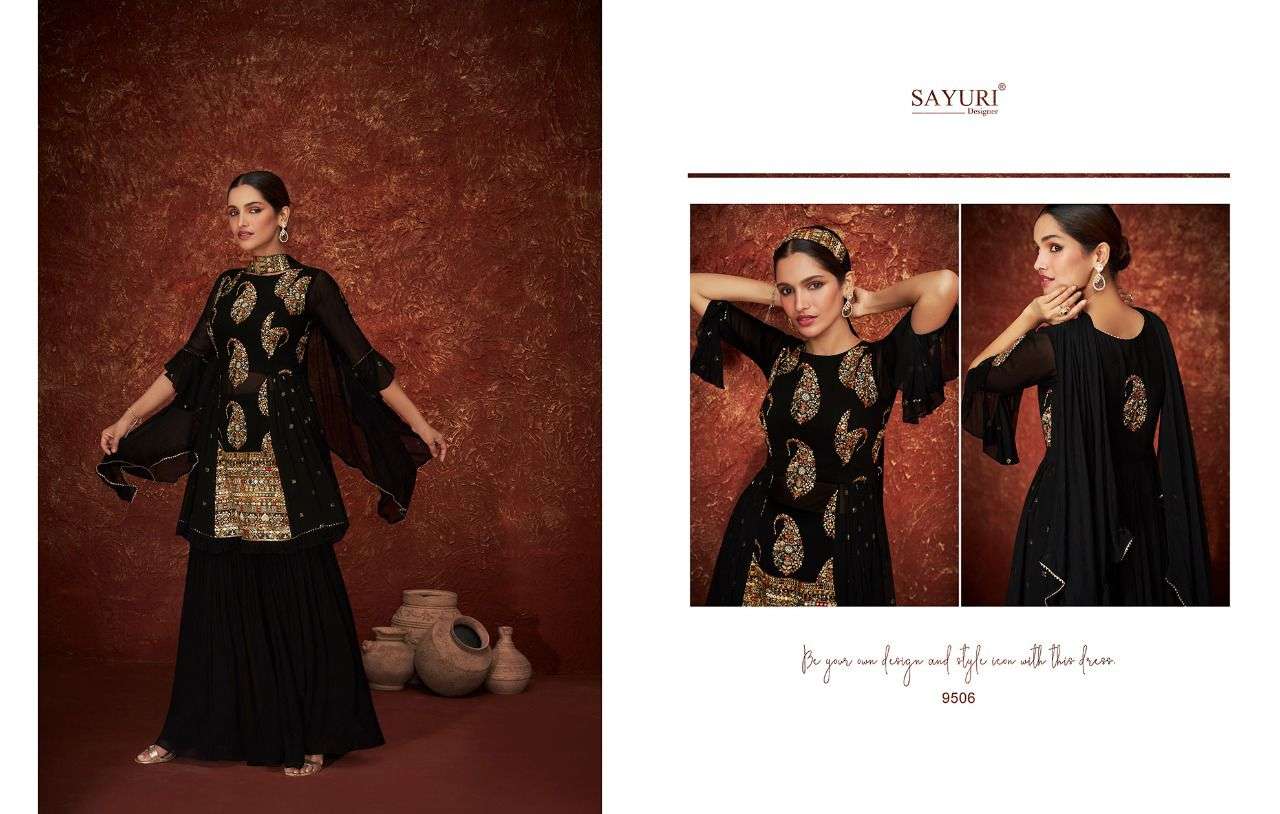 Sayuri Daisy 9505 Series Western Wear Salwar Suits Wholesale catalog