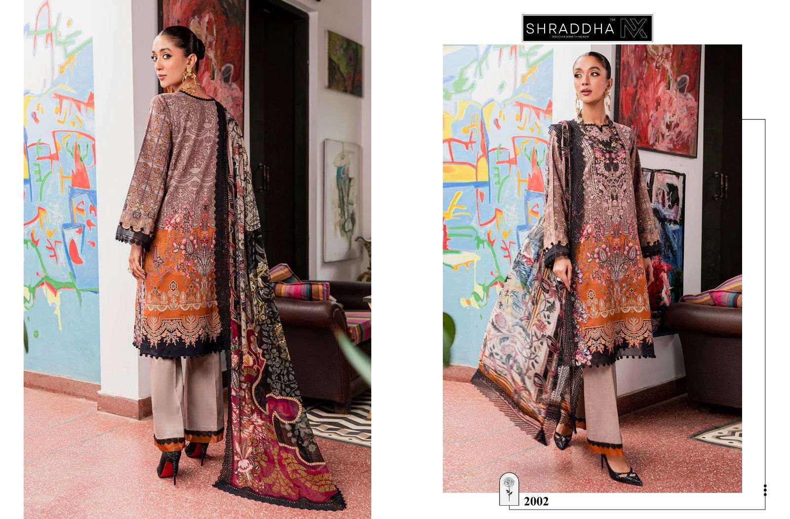 SHARADDHA NX Queen court- vol-2 siffon Salwar Kameez Wholesale catalog