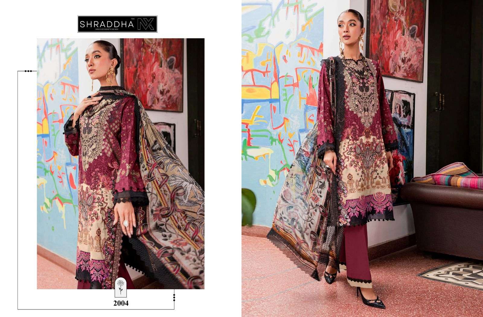 SHARADDHA NX Queen court- vol-2 siffon Salwar Kameez Wholesale catalog