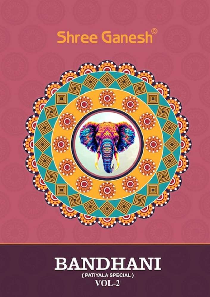 Shree Ganesh Bandhni Patiyala Special Vol-2 -Dress Material -Wholesale Catalog