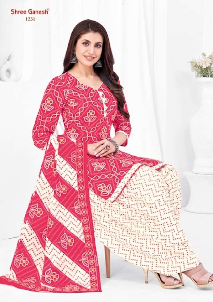 Shree Ganesh Bandhni Patiyala Special Vol-2 -Dress Material -Wholesale Catalog