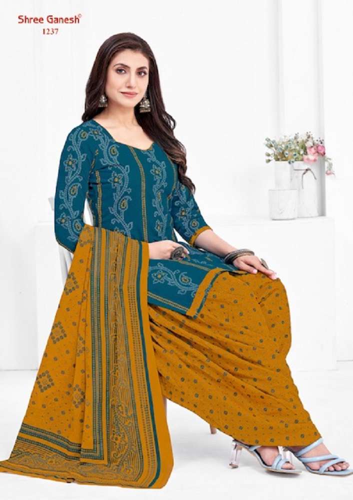 Shree Ganesh Bandhni Patiyala Special Vol-2 -Dress Material -Wholesale Catalog