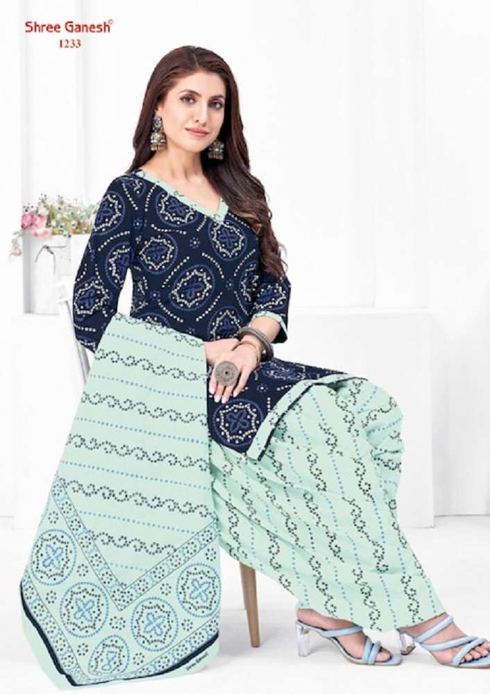 Shree Ganesh Bandhni Patiyala Special Vol-2 -Dress Material -Wholesale Catalog