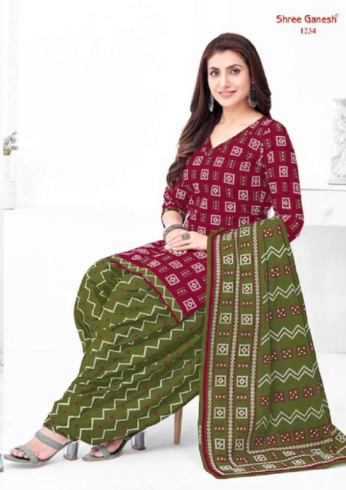 Shree Ganesh Bandhni Patiyala Special Vol-2 -Dress Material -Wholesale Catalog