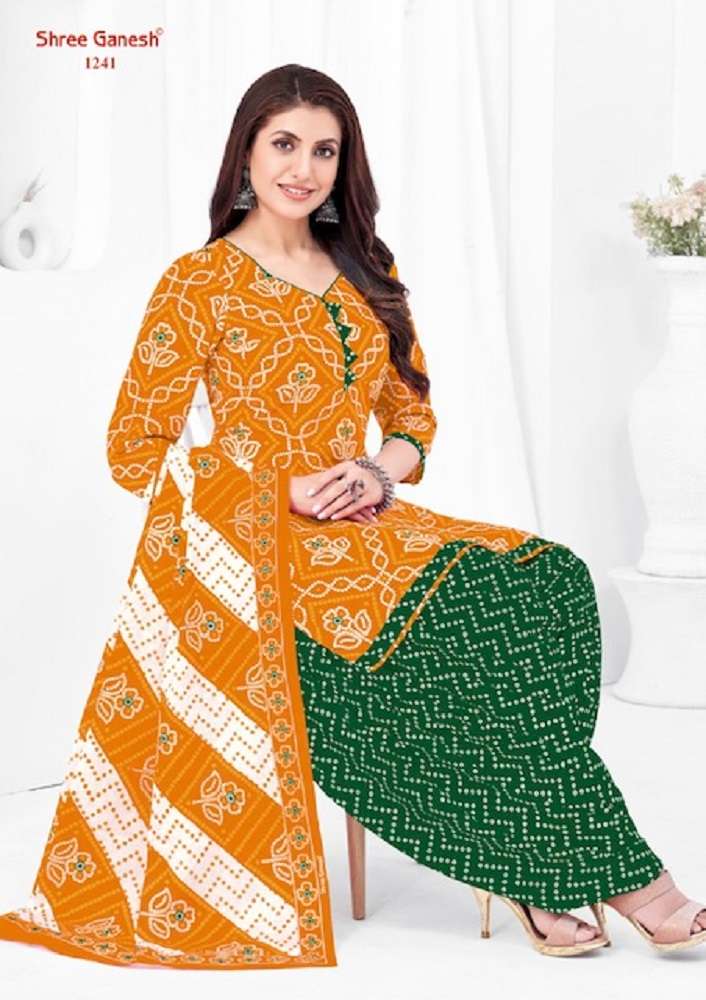 Shree Ganesh Bandhni Patiyala Special Vol-2 -Dress Material -Wholesale Catalog