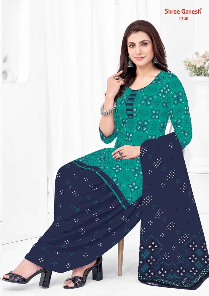 Shree Ganesh Bandhni Patiyala Special Vol-2 -Dress Material -Wholesale Catalog