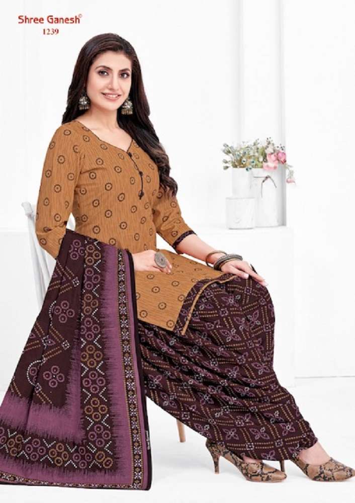 Shree Ganesh Bandhni Patiyala Special Vol-2 -Dress Material -Wholesale Catalog
