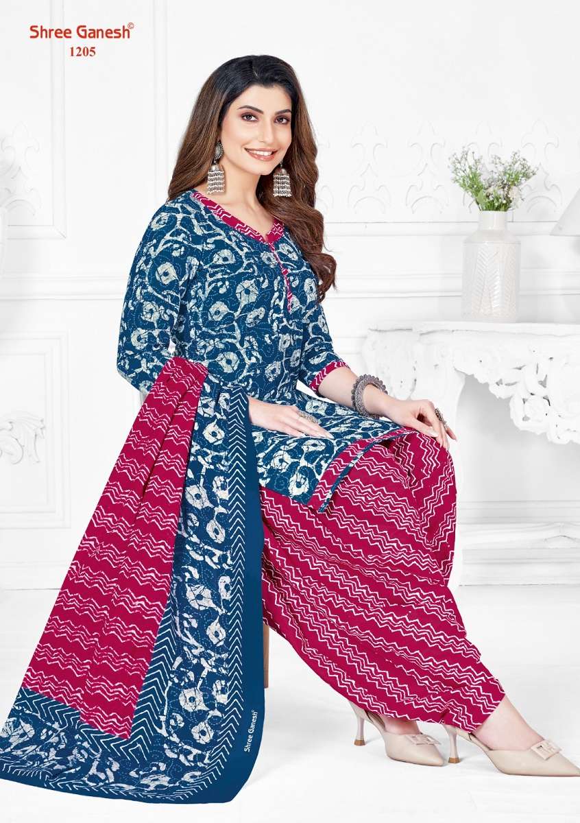 Shree Ganesh Batik Vol-2 -Kurti Pant With Dupatta -Wholesale Catalog 