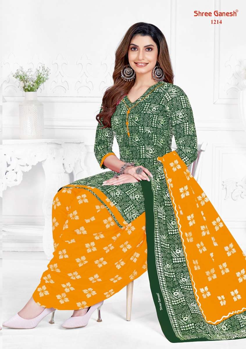 Shree Ganesh Batik Vol-2 -Kurti Pant With Dupatta -Wholesale Catalog 