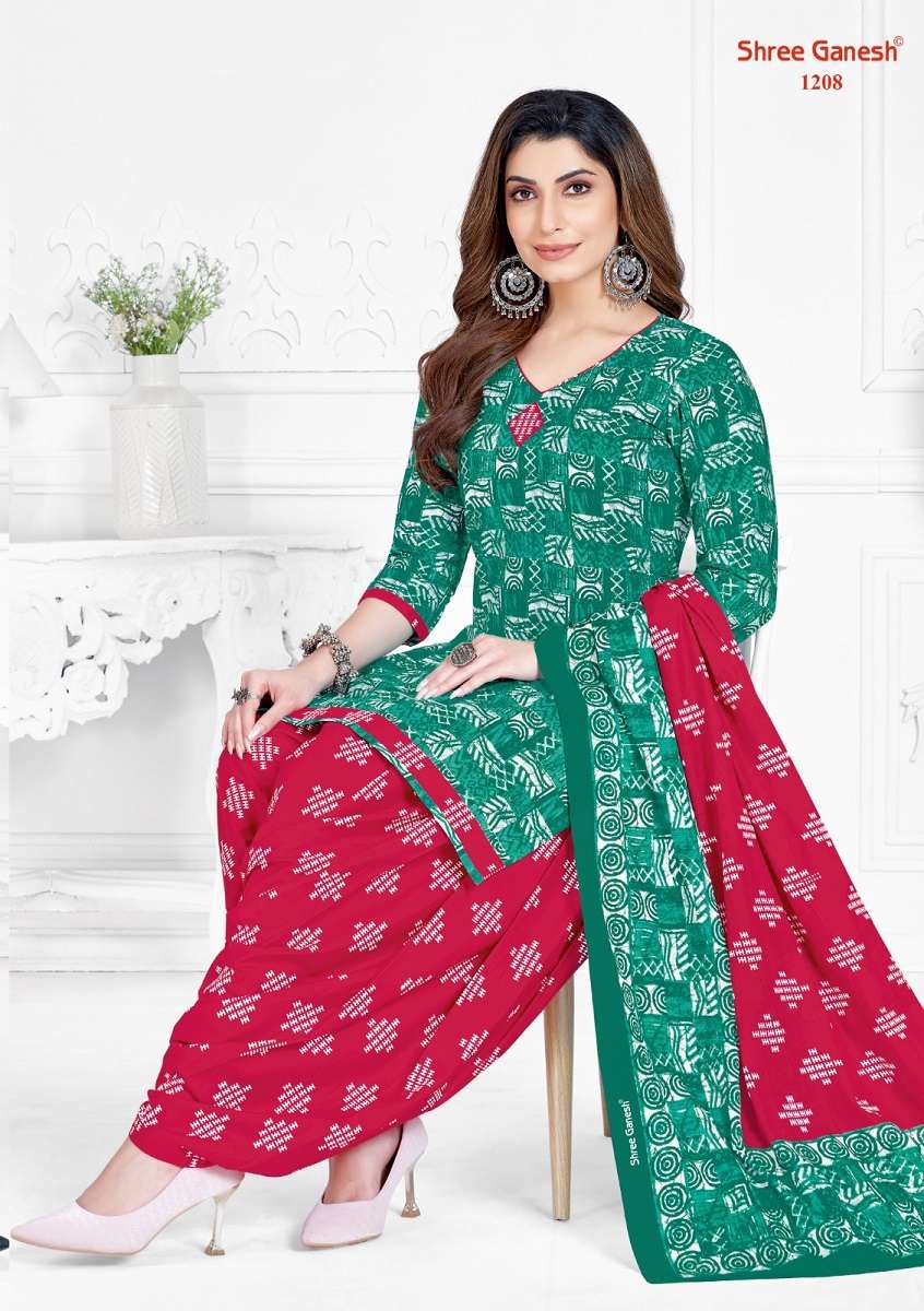 Shree Ganesh Batik Vol-2 -Kurti Pant With Dupatta -Wholesale Catalog 