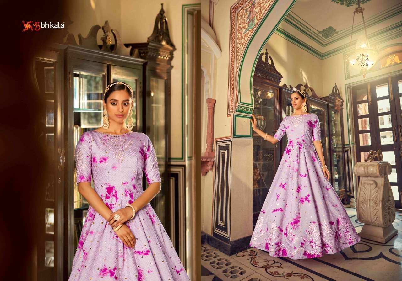 SHUBHKALA  FLORY VOL. 20 Printed Long Anarkali Gown Wholesale catalog