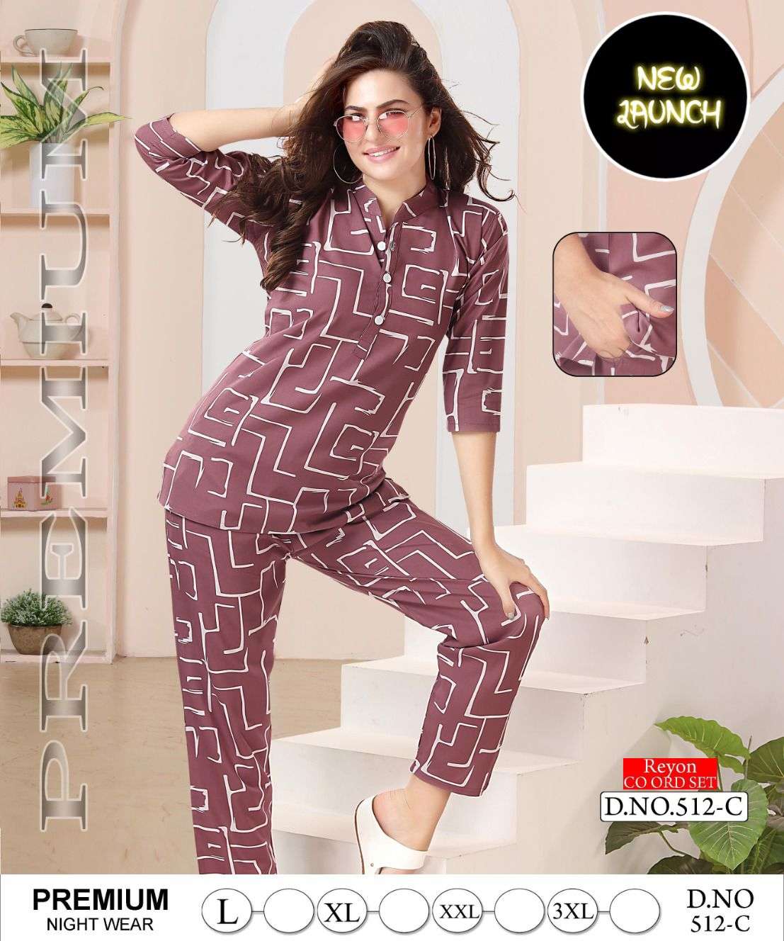 Summer Special Vol 512 Night Wear Co Ord Set Wholesale catalog