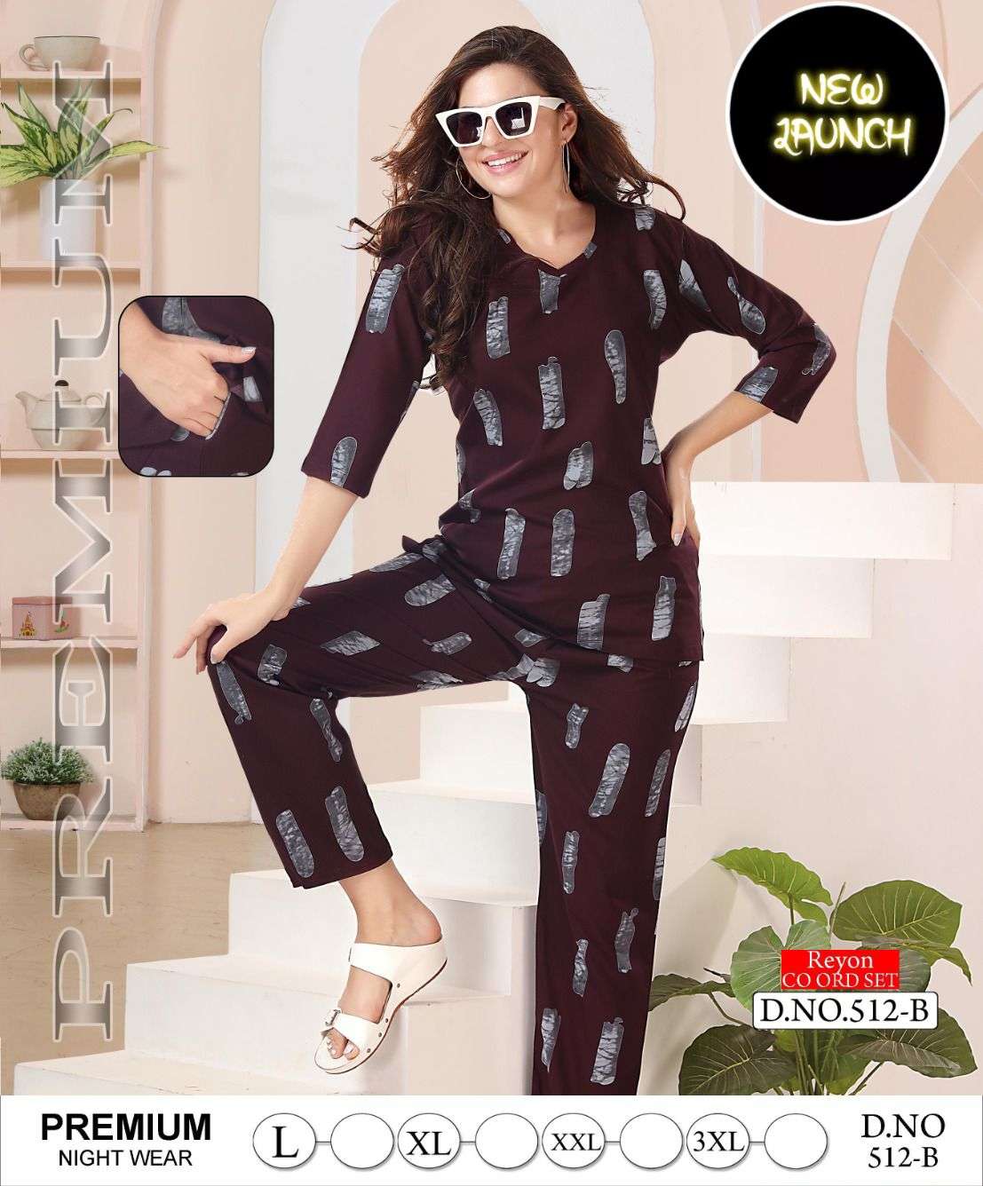 Summer Special Vol 512 Night Wear Co Ord Set Wholesale catalog