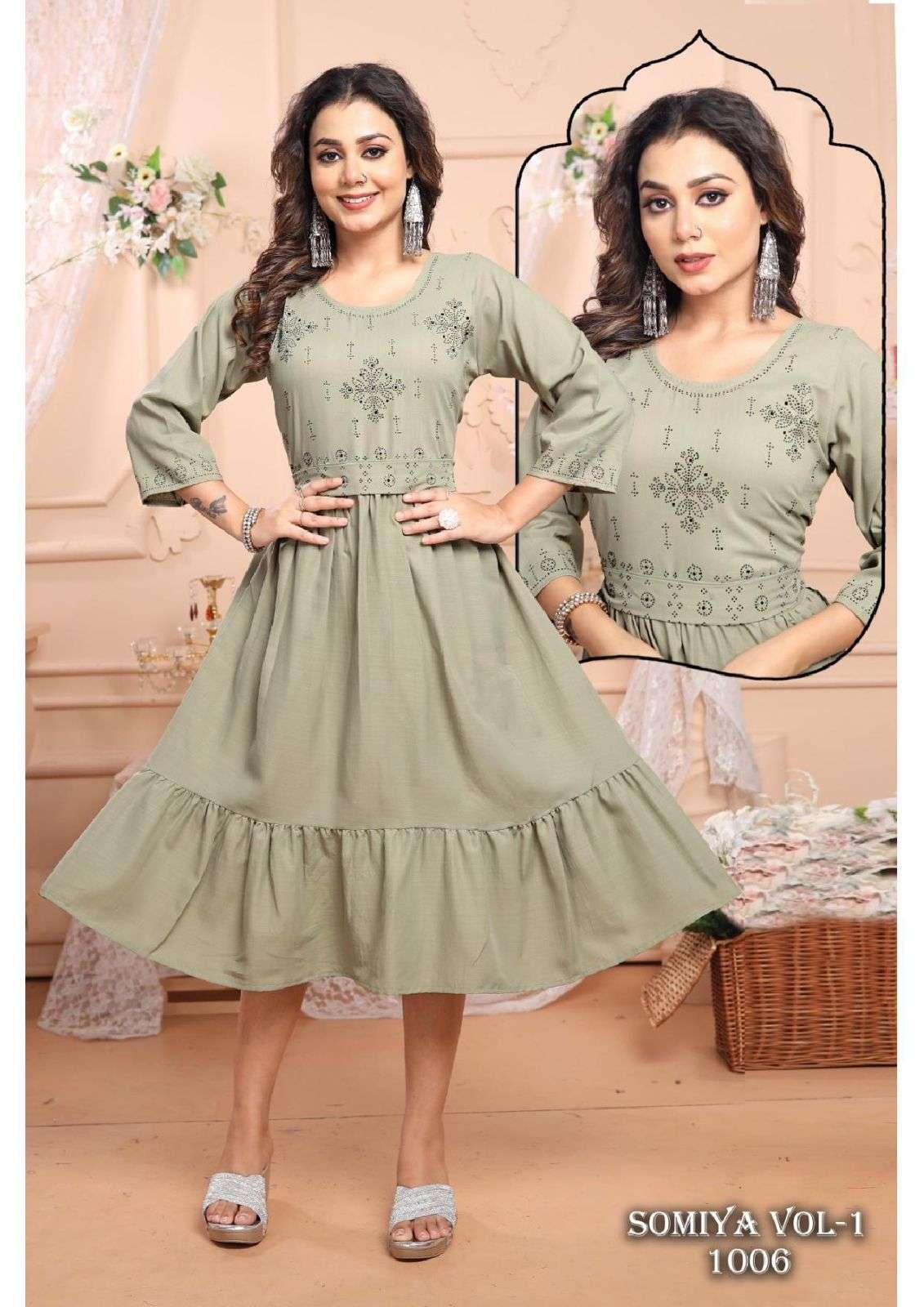 TRENDY SOMIYA VOL-1 Kurti Wholesale catalog