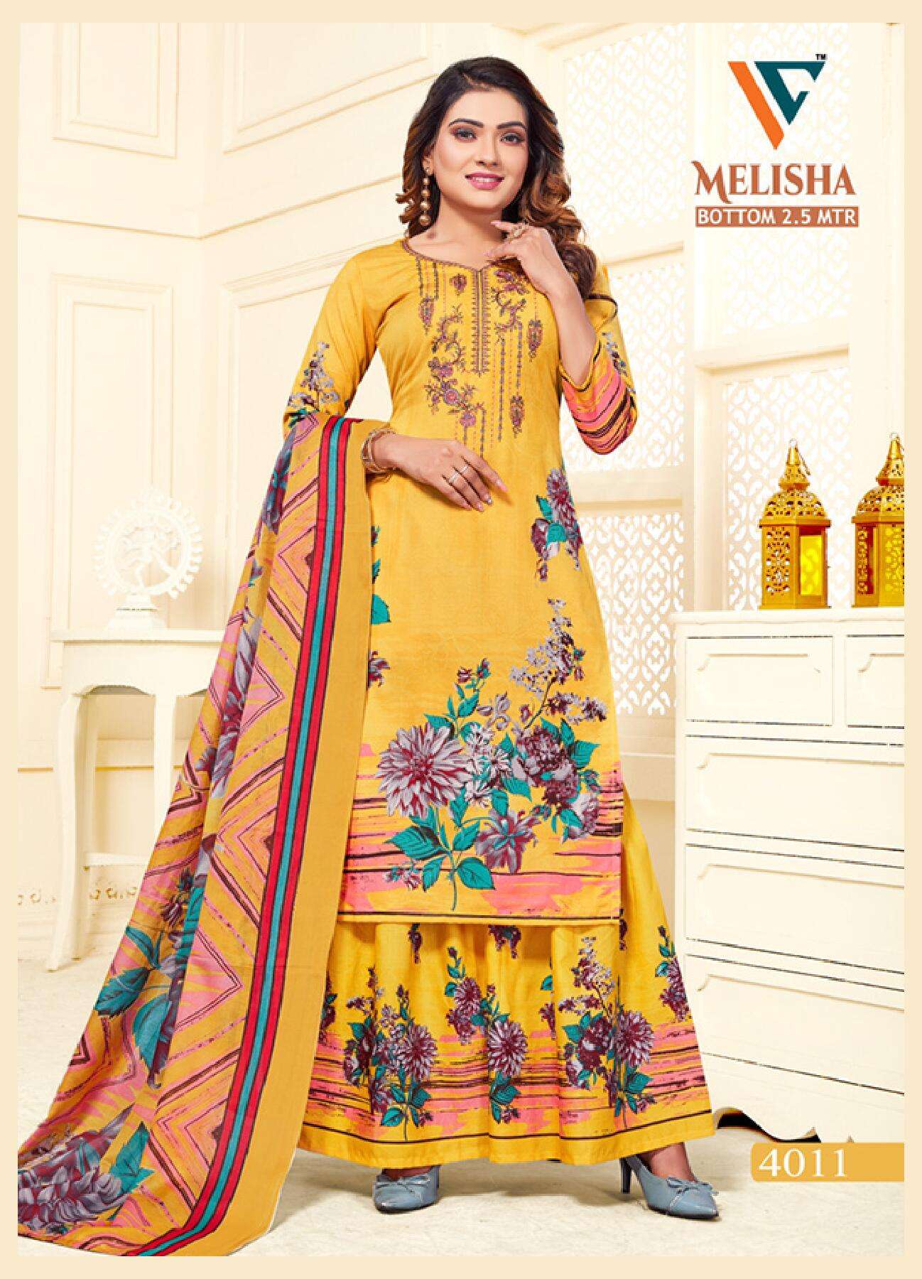 Vandana C Melisha Vol 4 Cotton Dress Material Wholesale catalog