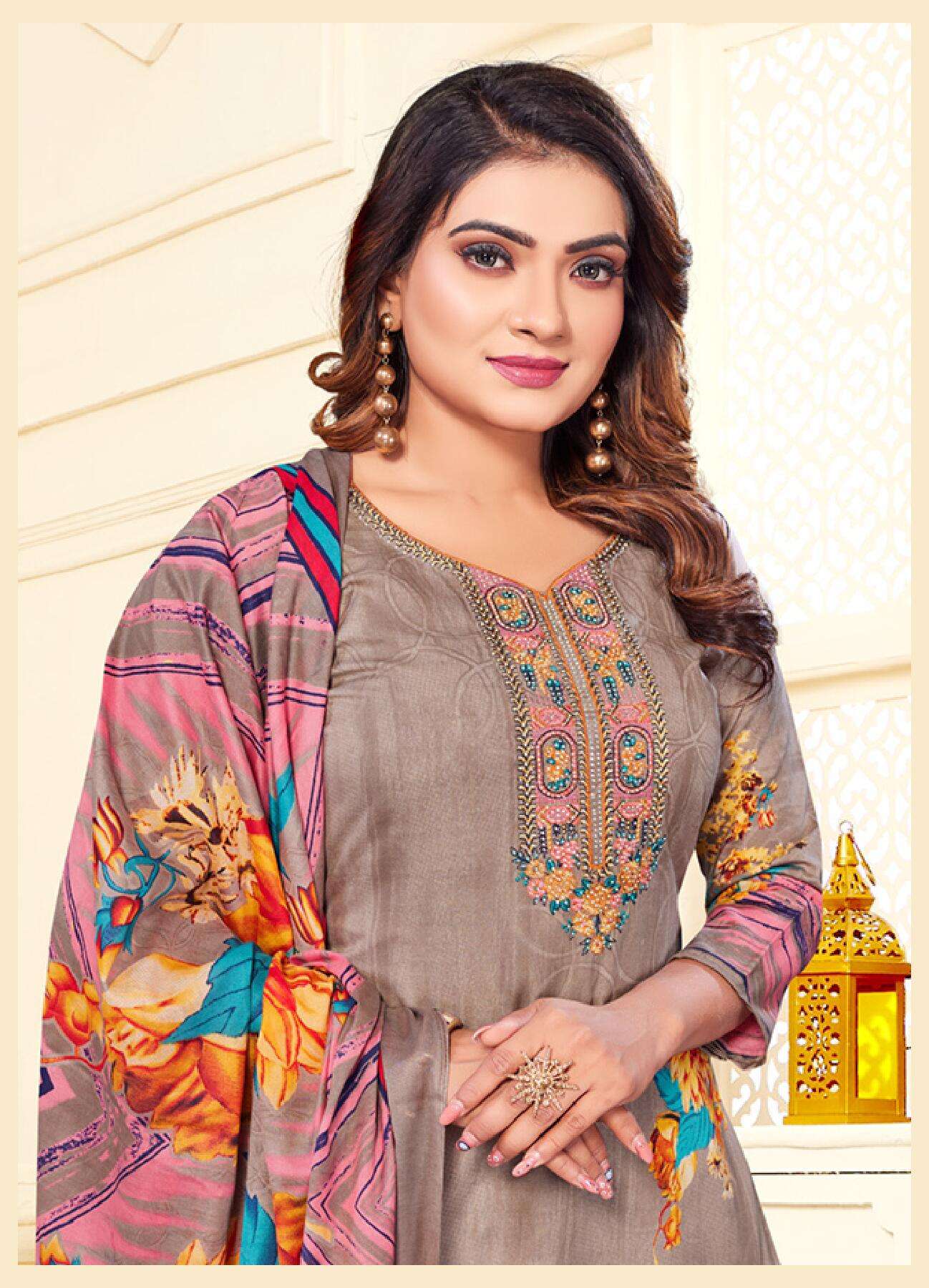 Vandana C Melisha Vol 4 Cotton Dress Material Wholesale catalog