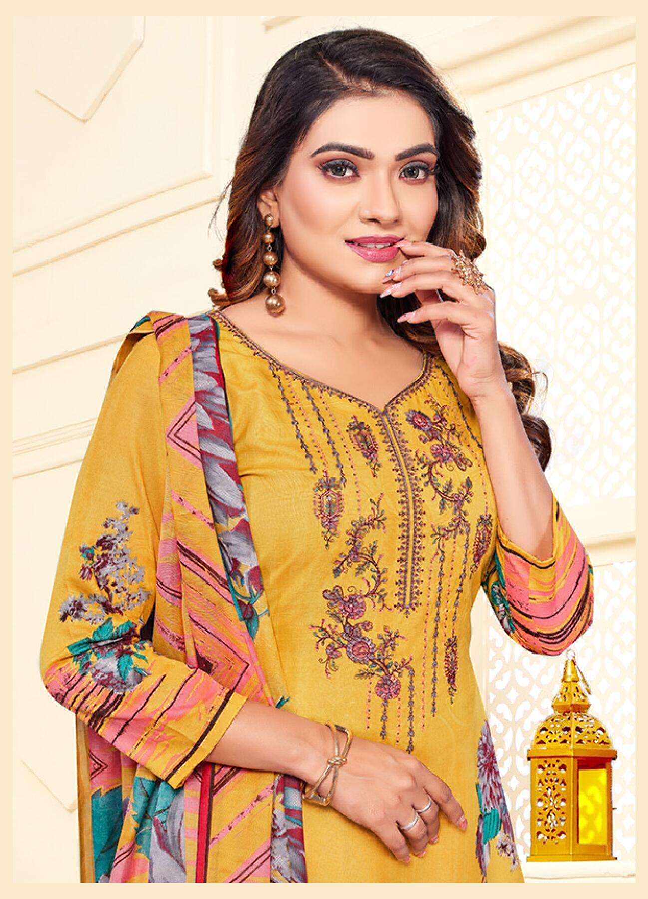 Vandana C Melisha Vol 4 Cotton Dress Material Wholesale catalog