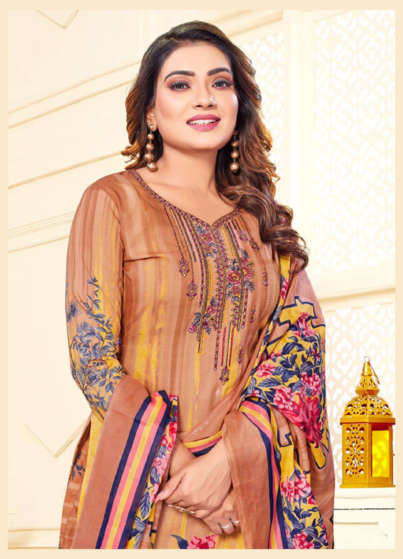 Vandana C Melisha Vol 4 Cotton Dress Material Wholesale catalog