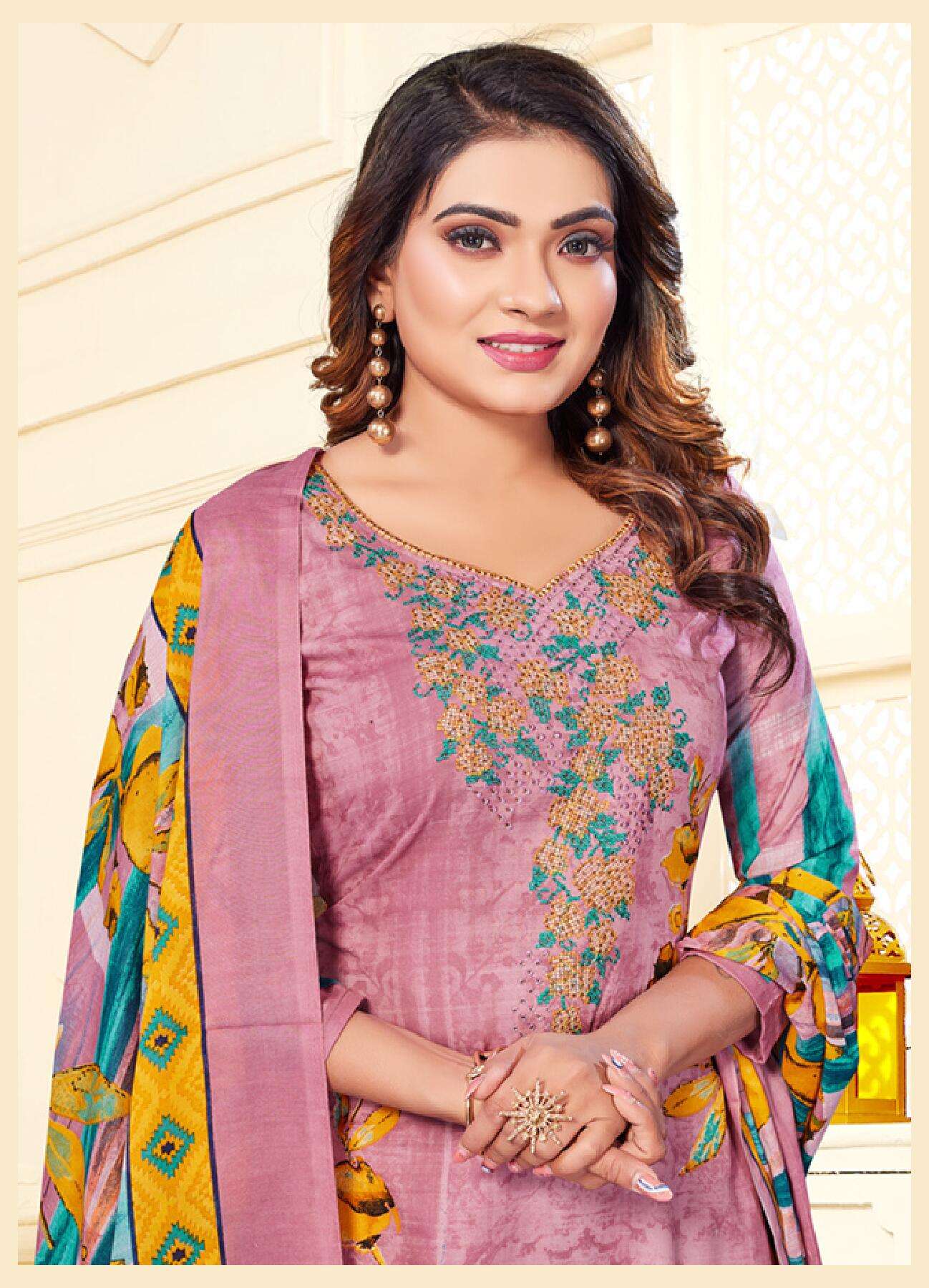 Vandana C Melisha Vol 4 Cotton Dress Material Wholesale catalog