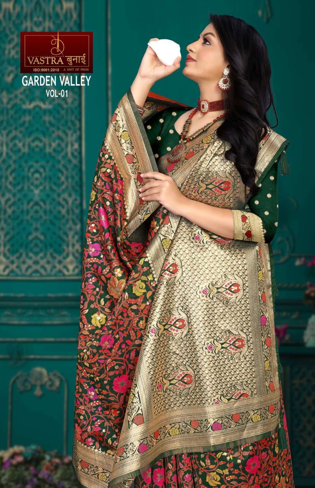 Vastra Bunai GARDEN VALLEY Saree Wholesale catalog
