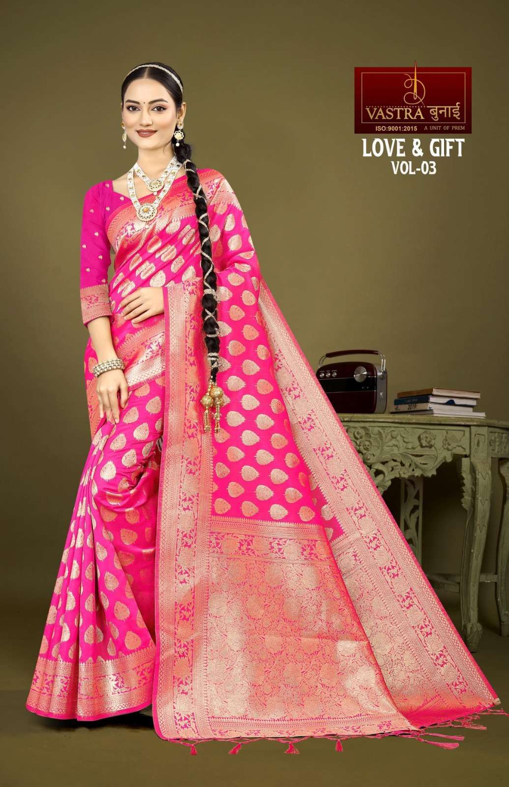 Vastra Bunai LOVE AND GIFT VOL 3 Saree Wholesale catalog