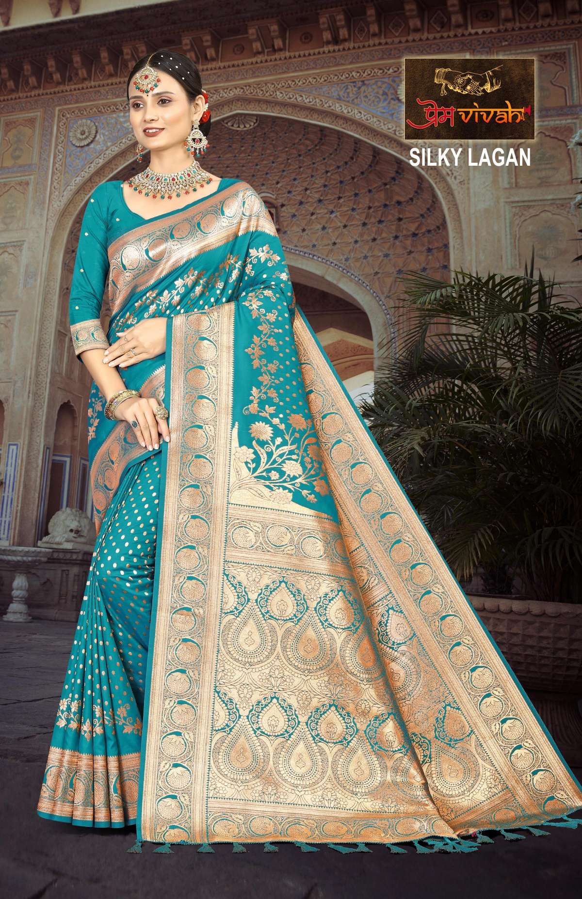 Vastra Bunai Silky Lagan Saree Wholesale catalog