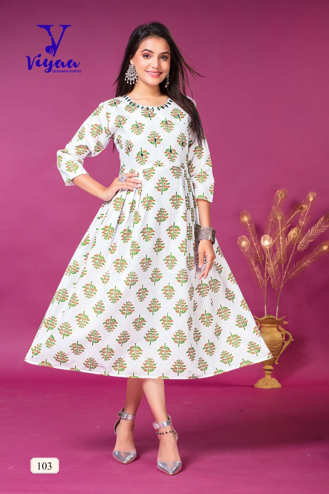 VIYAA DESIGNER  KIT-KAT Kurti Wholesale catalog