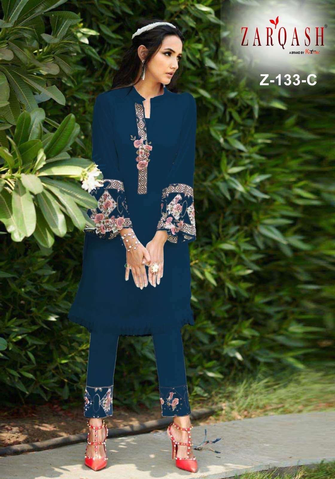 Zarqash Z 133  Pakistani Suits Wholesale catalog