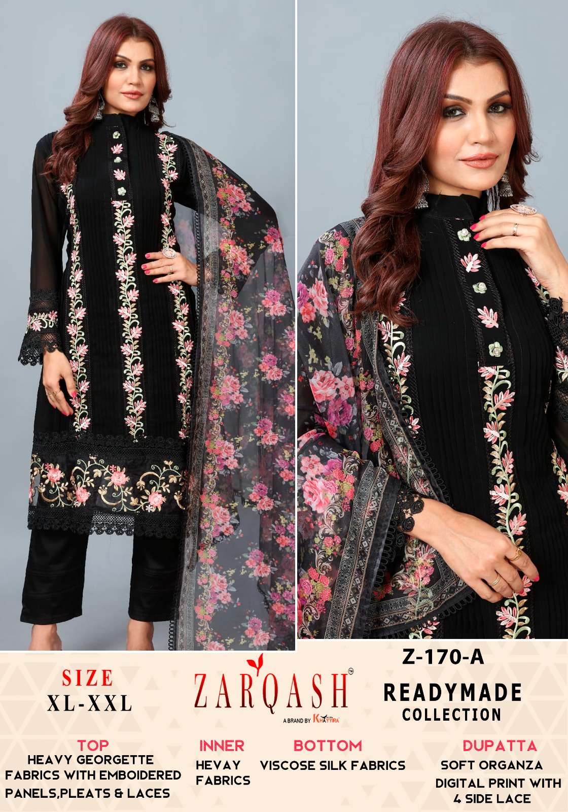 Zarqash Z 170 Heavy Georgette Pakistani Suits Wholesale catalog