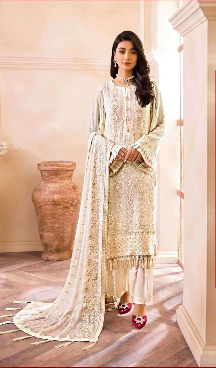 Zarqash Z 3018 Faux Georgette Pakistani Suits Wholesale catalog