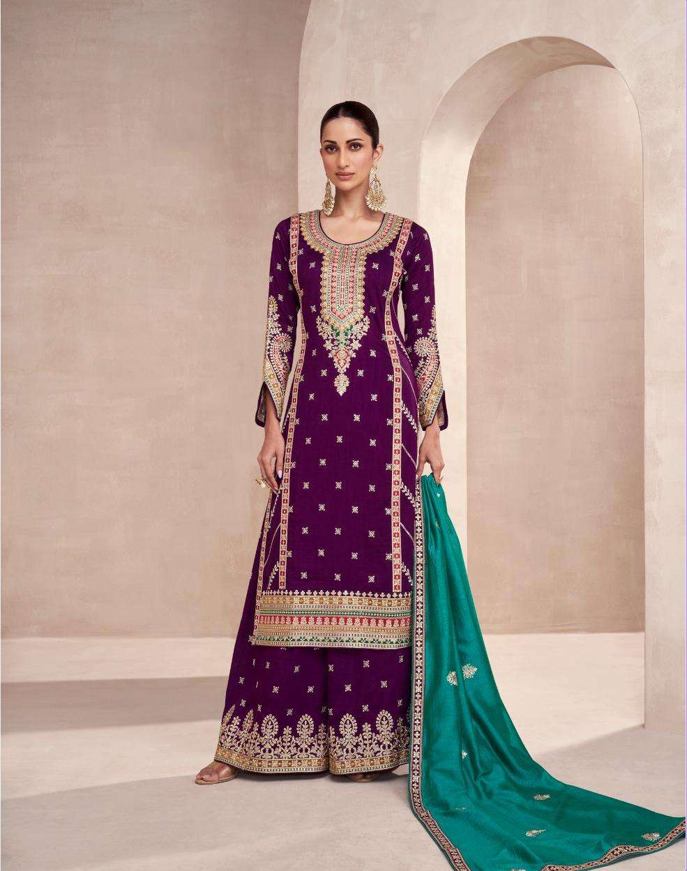 Aashirwad Gulkand Rayana Premium Silk Designer Salwar Suits Wholesale catalog