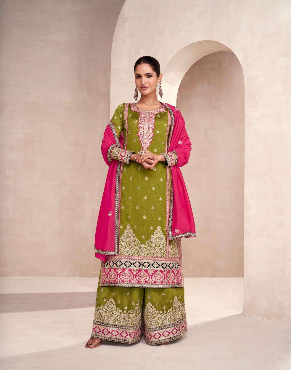 Aashirwad Gulkand Rayana Premium Silk Designer Salwar Suits Wholesale catalog