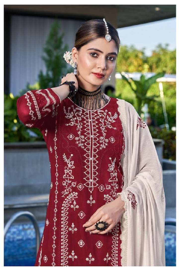 Al Fatima Afreen Design No. 101 -Dress Material -Wholesale Catalog