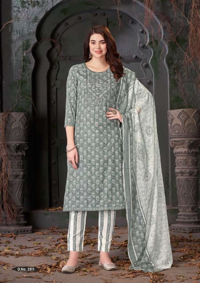 Al Karam Heritage Self Embroidery Work Vol-2 -Dress Material -Wholesale Catalog