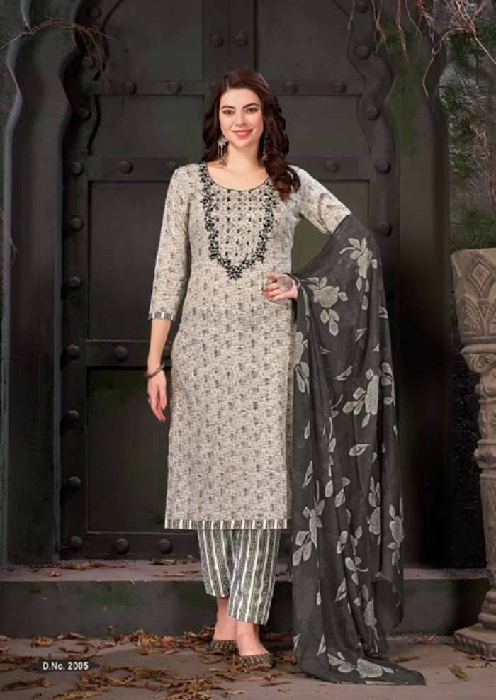 Al Karam Heritage Self Embroidery Work Vol-2 -Dress Material -Wholesale Catalog