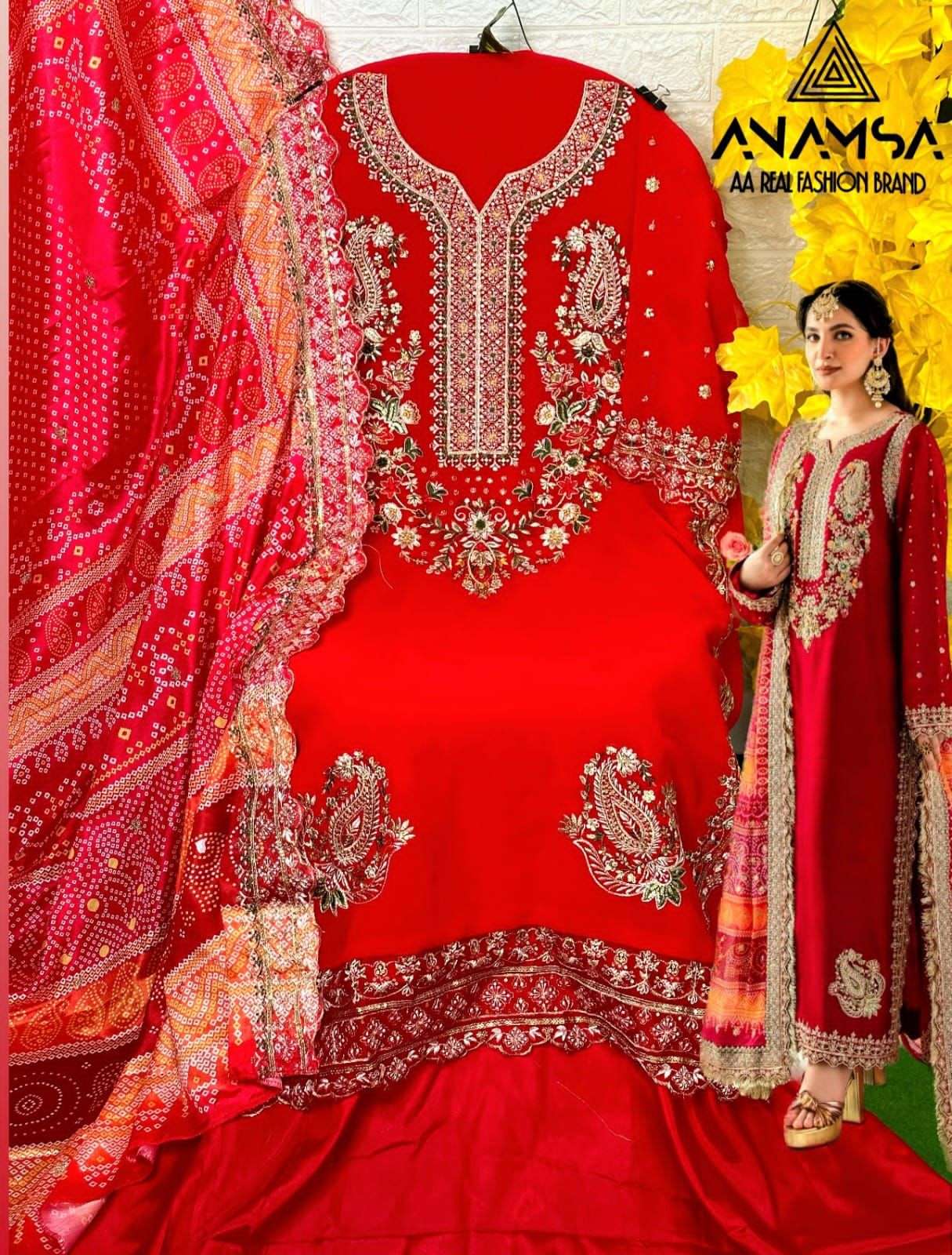 Anamsa 263 Pakistani Suits Wholesale catalog