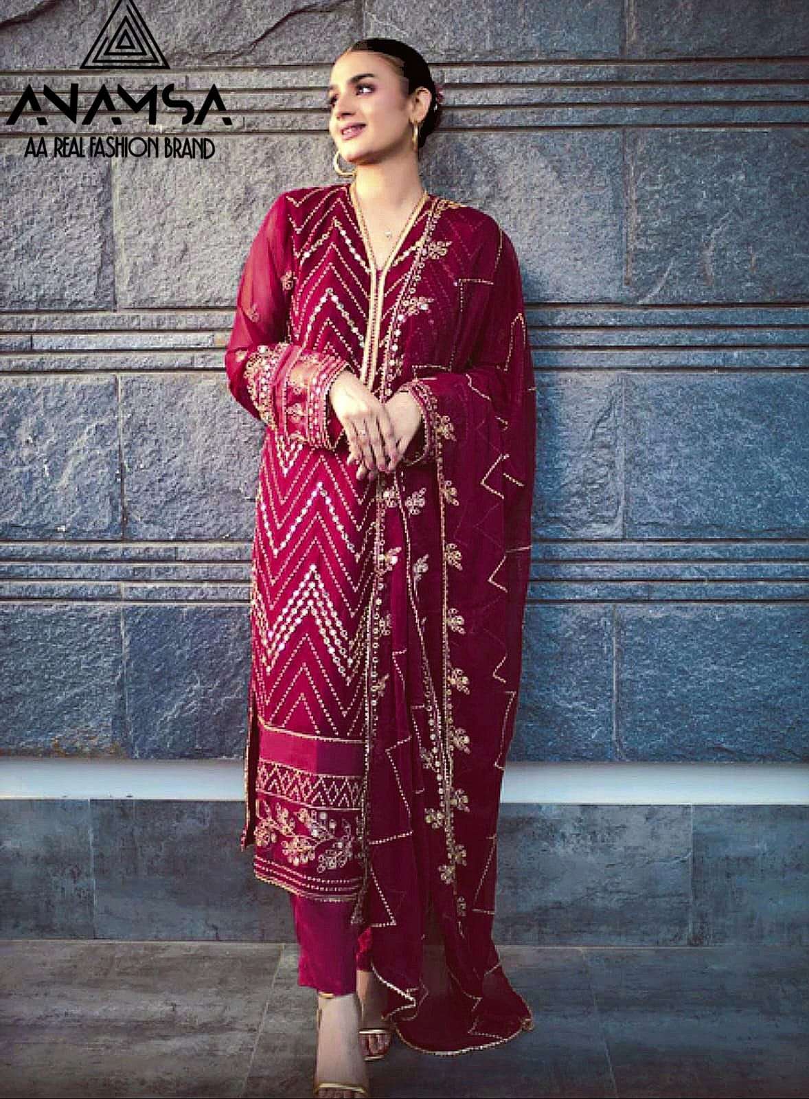 Anamsa 266 Pakistani Suits Wholesale catalog