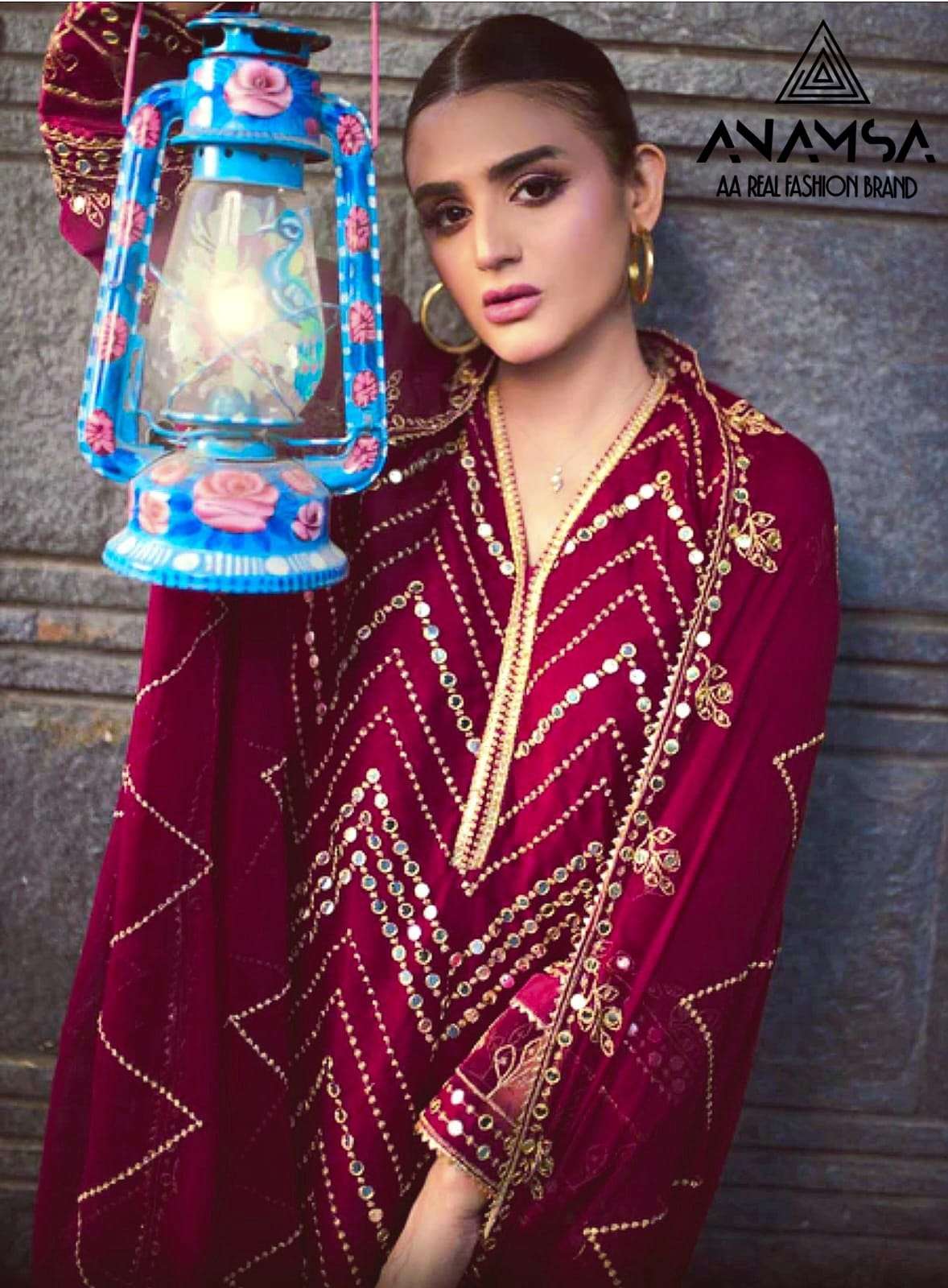Anamsa 266 Pakistani Suits Wholesale catalog
