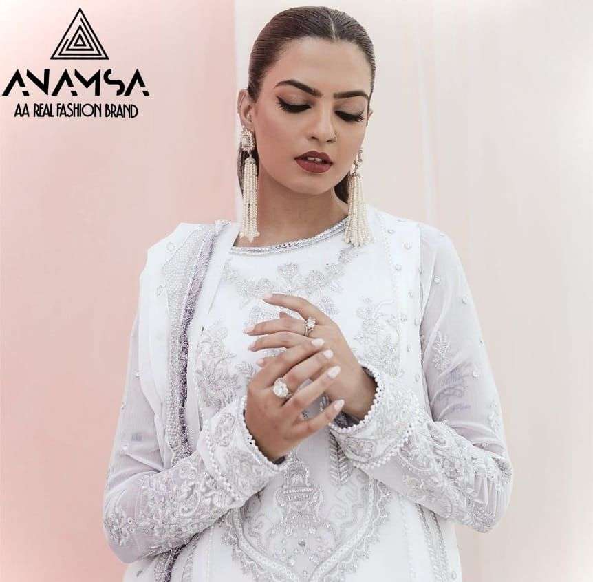 Anamsa 267 Faux Georgette Pakistani Suits Wholesale catalog