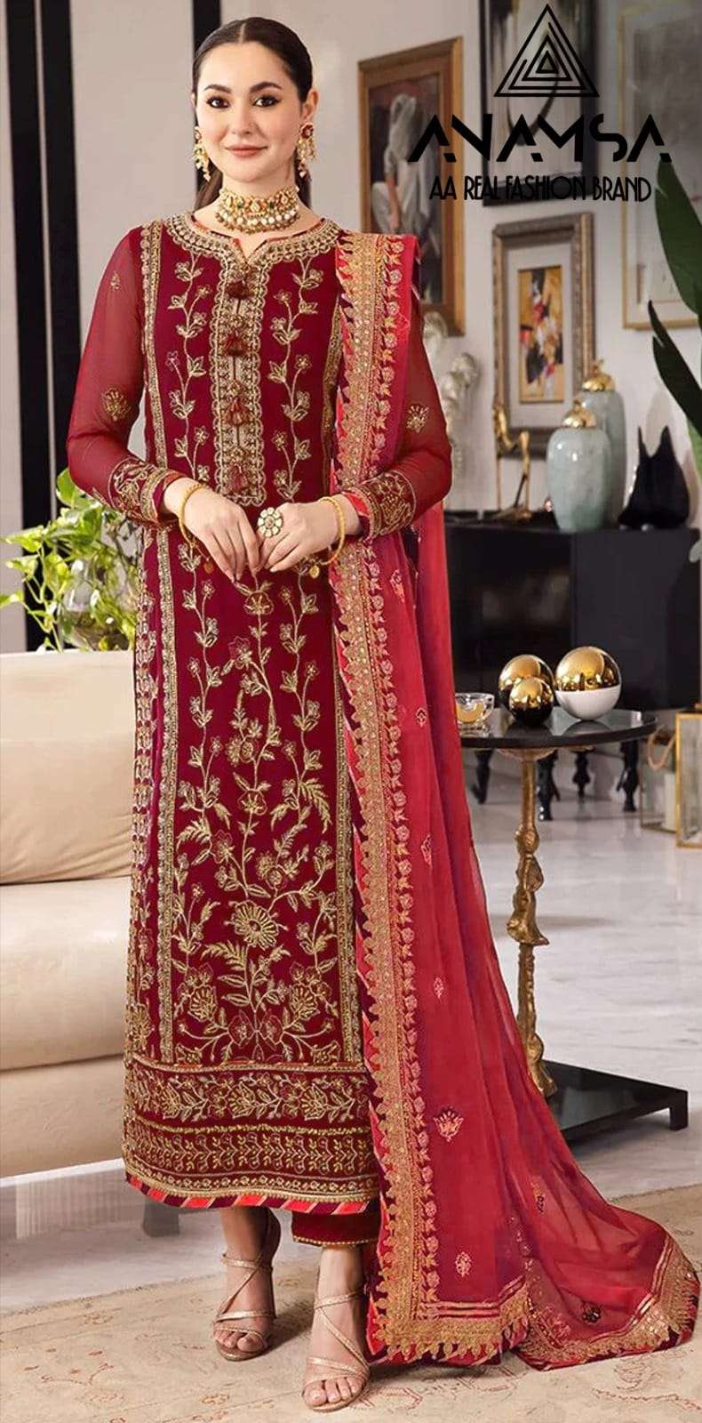 Anamsa 279 Pakistani Suits Wholesale catalog