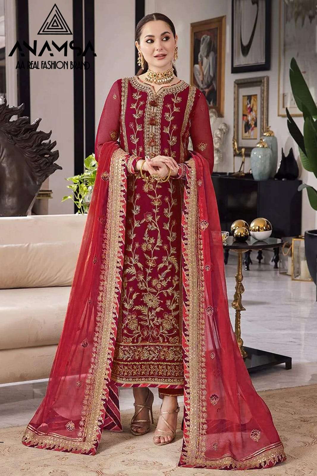 Anamsa 279 Pakistani Suits Wholesale catalog