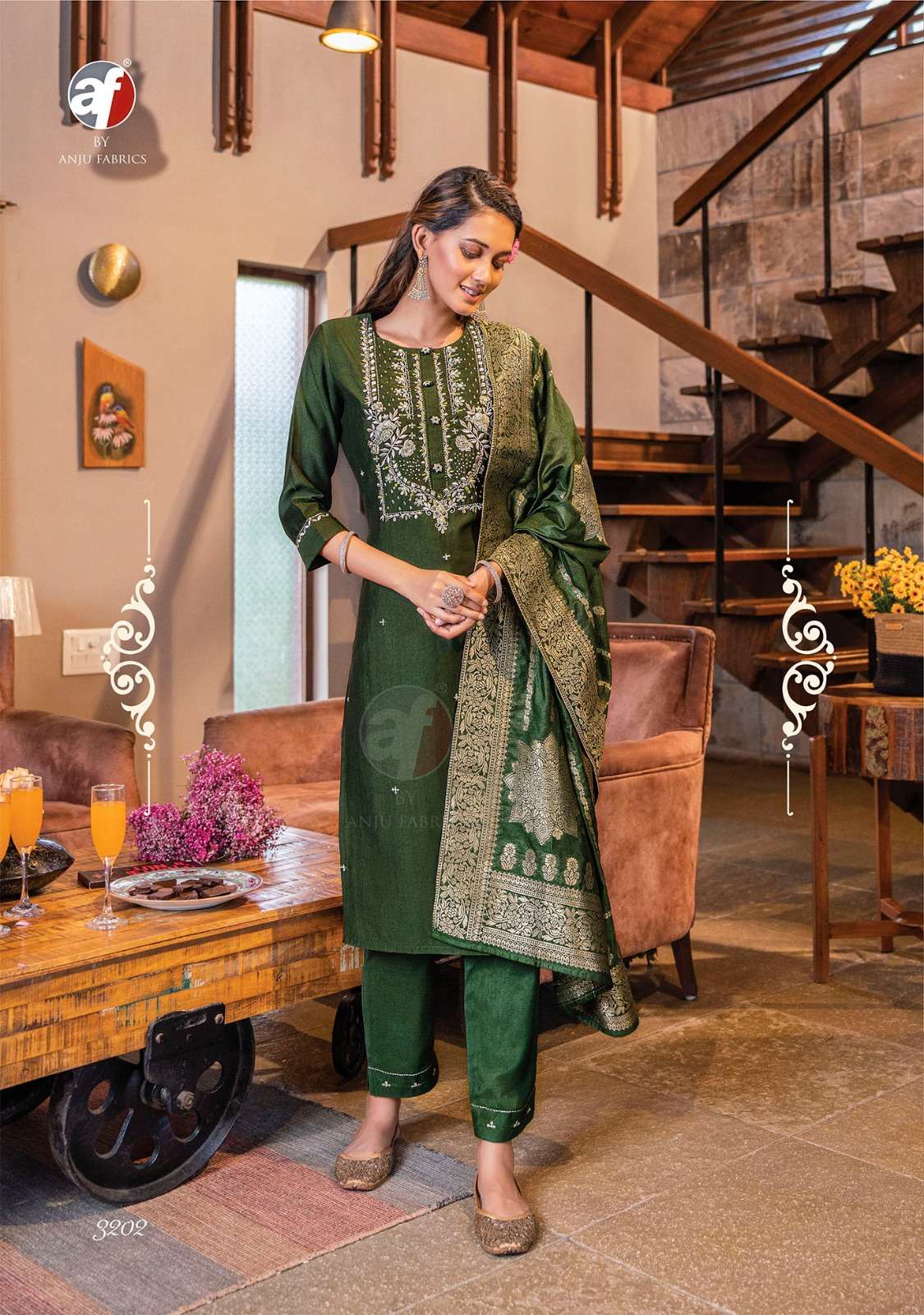 Anju Fabrics Mayuri vol -3 Kurti Wholesale catalog