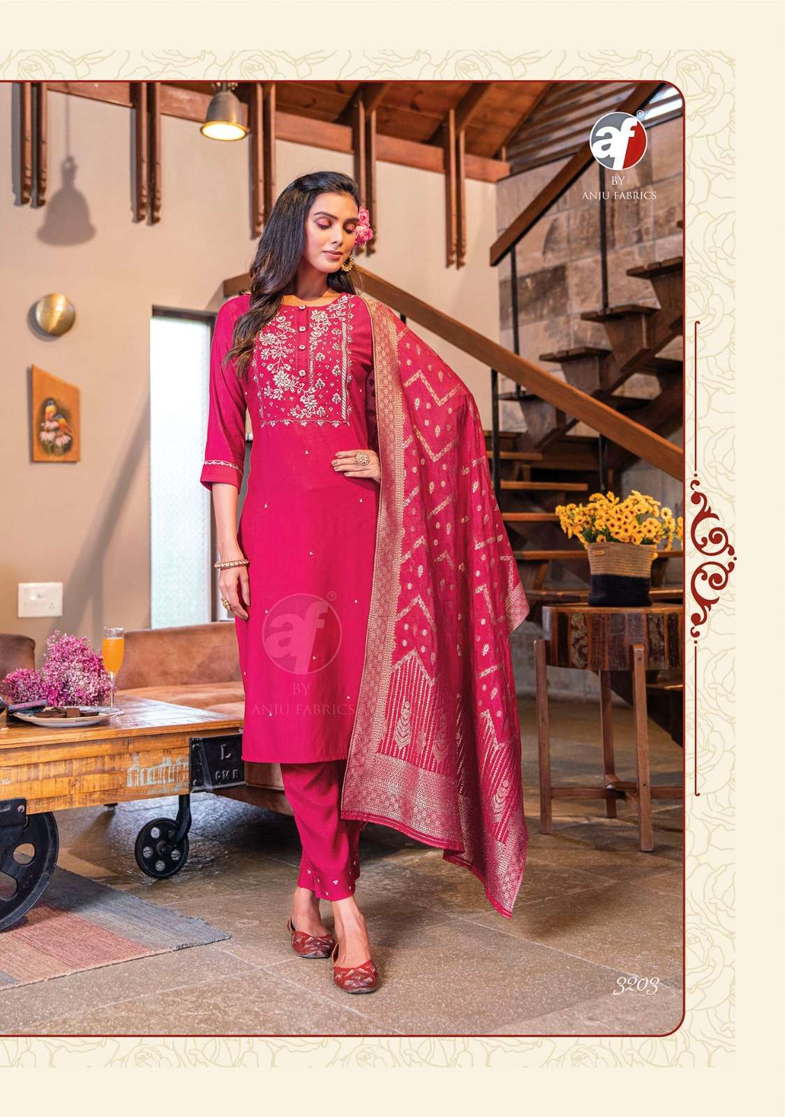 Anju Fabrics Mayuri vol -3 Kurti Wholesale catalog