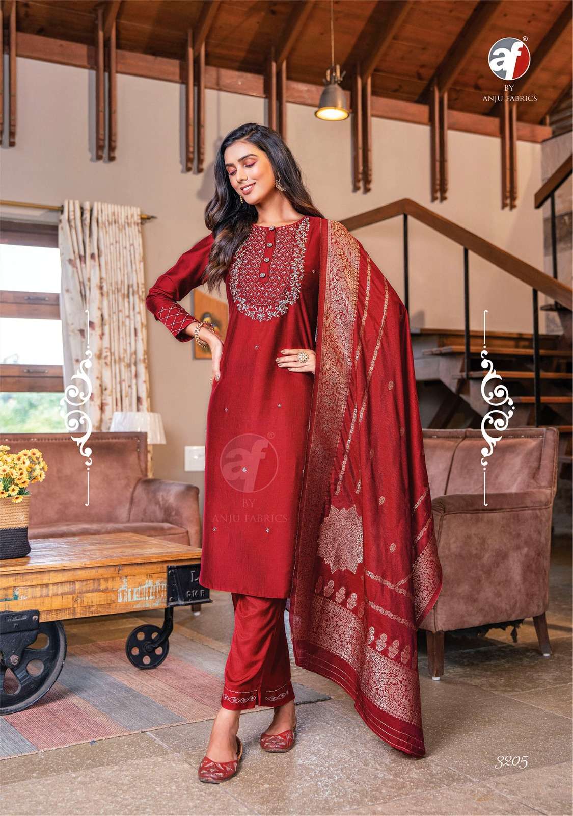Anju Fabrics Mayuri vol -3 Kurti Wholesale catalog