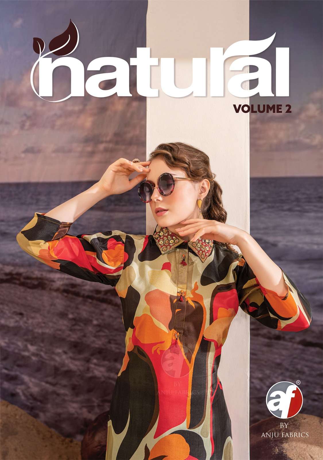 Anju Fabrics Natural vol -2 Kurti Wholesale catalog