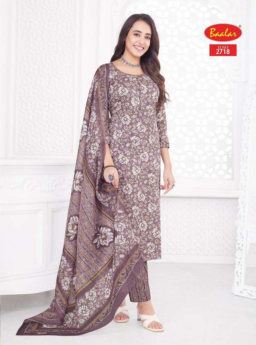 Baalar Zaara Vol-27 -Dress Material -Wholesale Catalog
